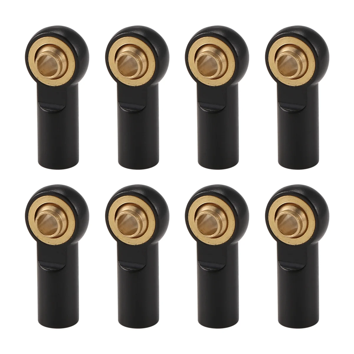 

UJVS-8Pcs M3 Шаровой шарнир, уплотнения стержня с шаровой головкой, конец рулевой тяги для 1/10 RC Truck Car Truck Buggy Black