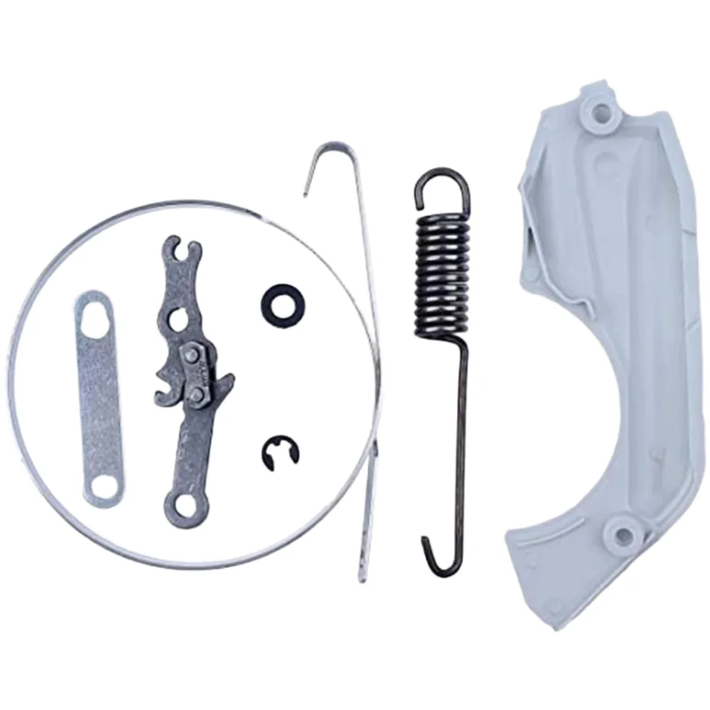 Brake Kit with 170mm Front Baffle Brake Strap Lever Spring Cover Plate Designed for MS180 Agricultural Equipment