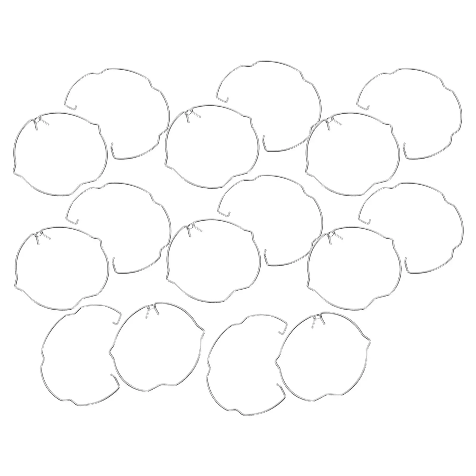16Pcs Spotlight Retaining Clips Metal Fixing Buckles Secure Mounting for Downlight Bulb Holders Spring Clamp Ceiling Light Fixed