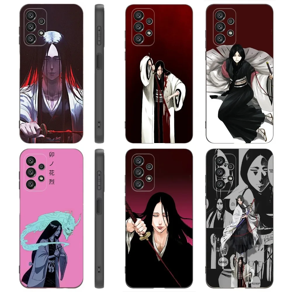 Unohana Retsu B-BleachS  Phone Case For Samsung Galaxy A91,A80,A73,A72 ,A71,A53A52,A32 ,A31A22,A21s,A20,Black Cover