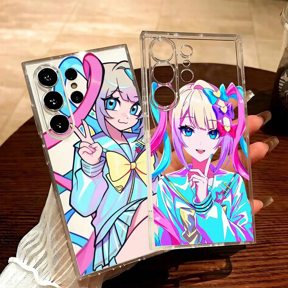 N-Needy Girl K-Angel  Phone Case For Samsung S25,S24,S21,S22,S23,S20,Ultra,Plus,lite,fe,5G Transparent Cover