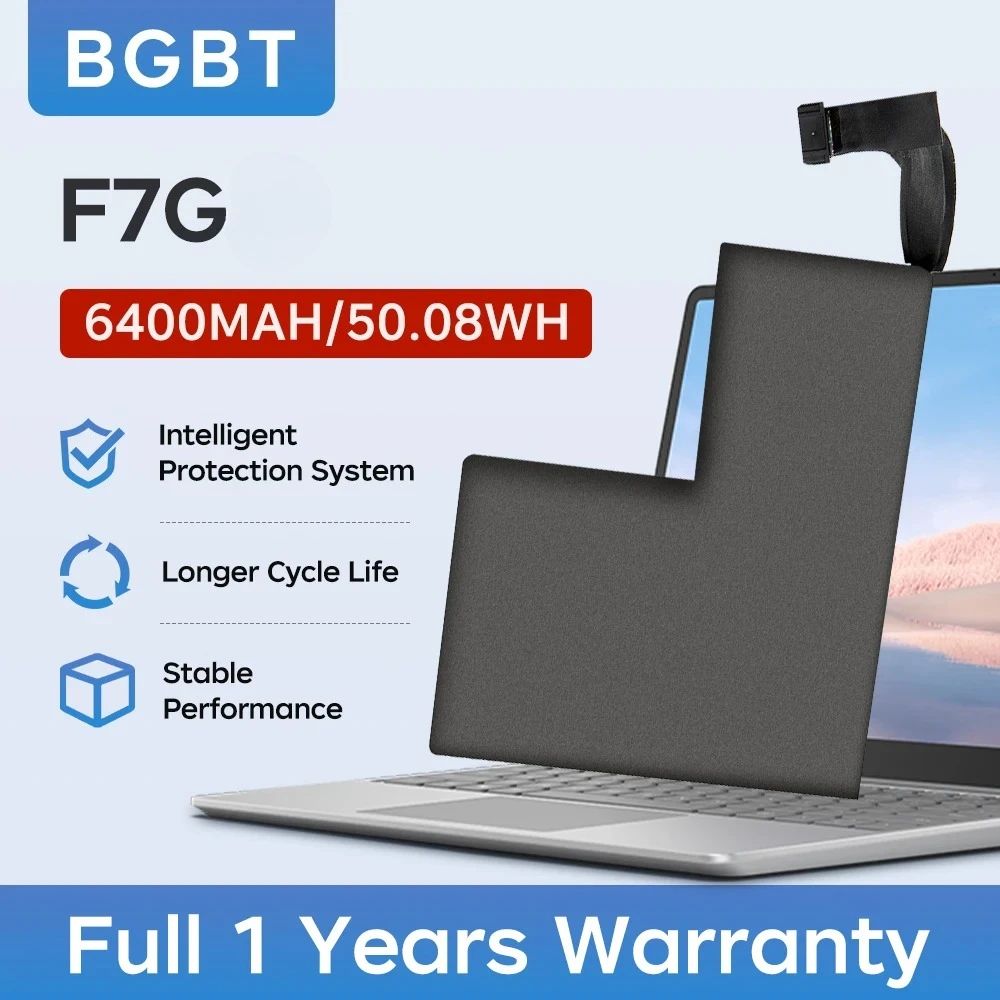 BGBT F7G Li-polymer Replacement Battery OLED for DELL Steam Deck Handheld Gamepad Controller Rechargeable Batteries 6400mAh