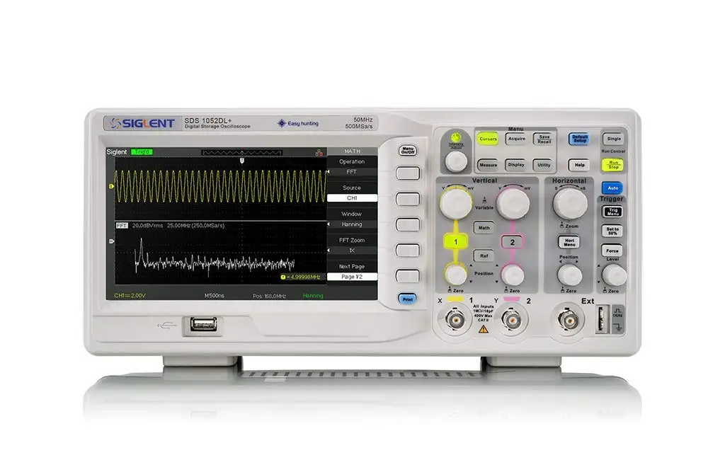 

Цифровой осциллограф Siglent Technologies SDS1052DL + 50 МГц