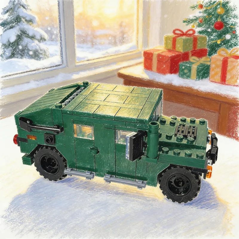 ชุดตัวต่อ MOC URO VAMTAC Utility Variant Creator Designer จำนวน 329 ชิ้น ของเล่นตัวต่อสถาปัตยกรรม ของขวัญคริสต์มาส ของเล่นเด็ก