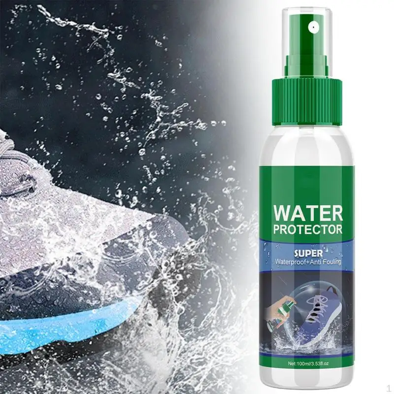 Spray impermeabile per scarpe, protezione per acqua e macchie, protezione in tessuto, stivali spray, liquido di protezione a lunga durata per arrampicata in viaggio