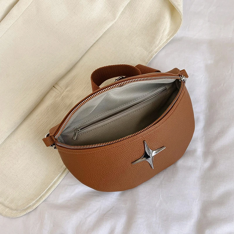 Luxury Chest Pack Fashion Brand Woman Belt Bag Phone Pack Designer Simple Waist Bag Chain Leather Ladies Shoulder Crossbody Bags