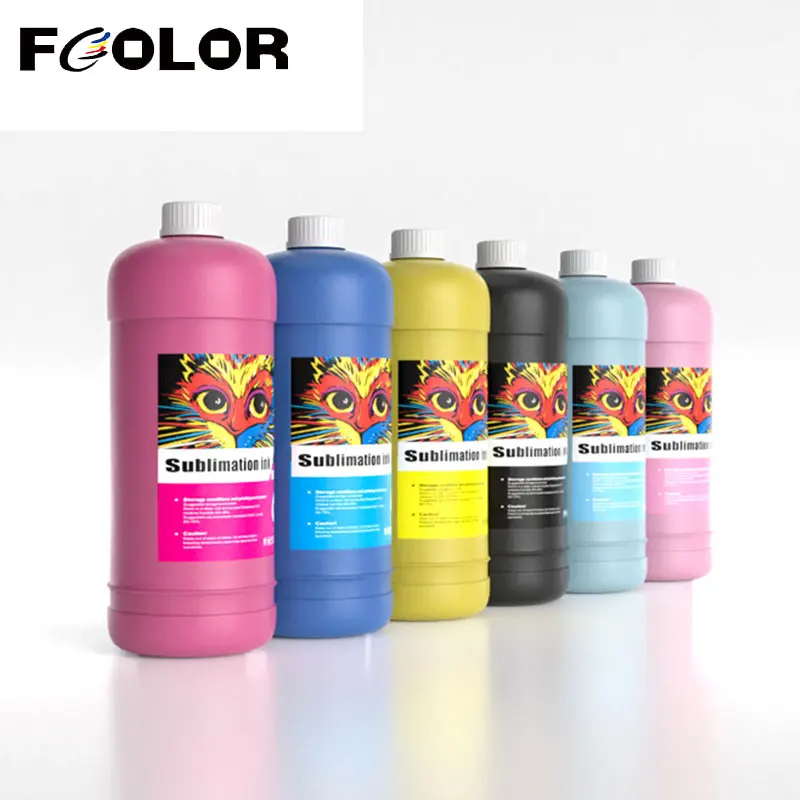 Fcolor 500ml Sublimation Ink for Epson Desktop Sublimation Printer Dye Sublimation Ink Heat Press Transfer on Mugs T-Shirt