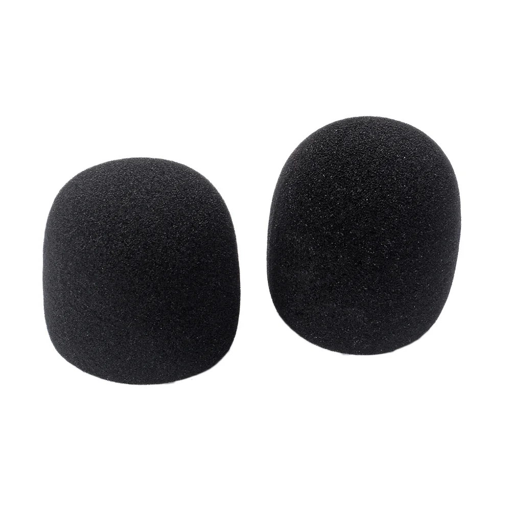 

10pcs 40Mm Microphone Cap Protective Shield Mic Filter For Handheld Stage Mics Anti- Microphone Accessories Black