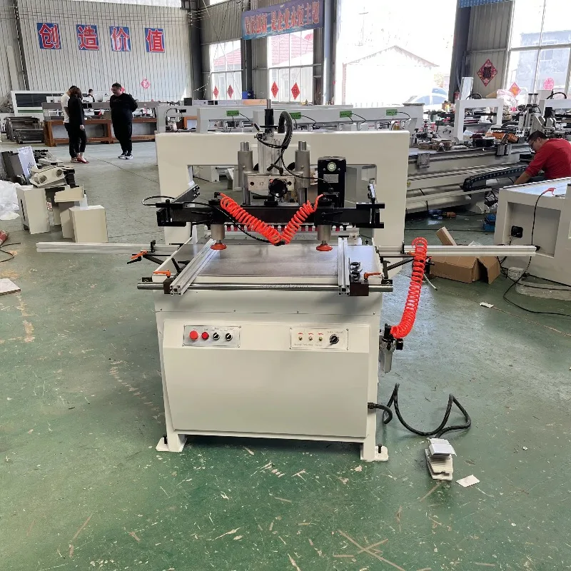 CNC Single Row Multi Spindle Wood Drilling Machine Single Double Row Square Drilling Small Wood Drill