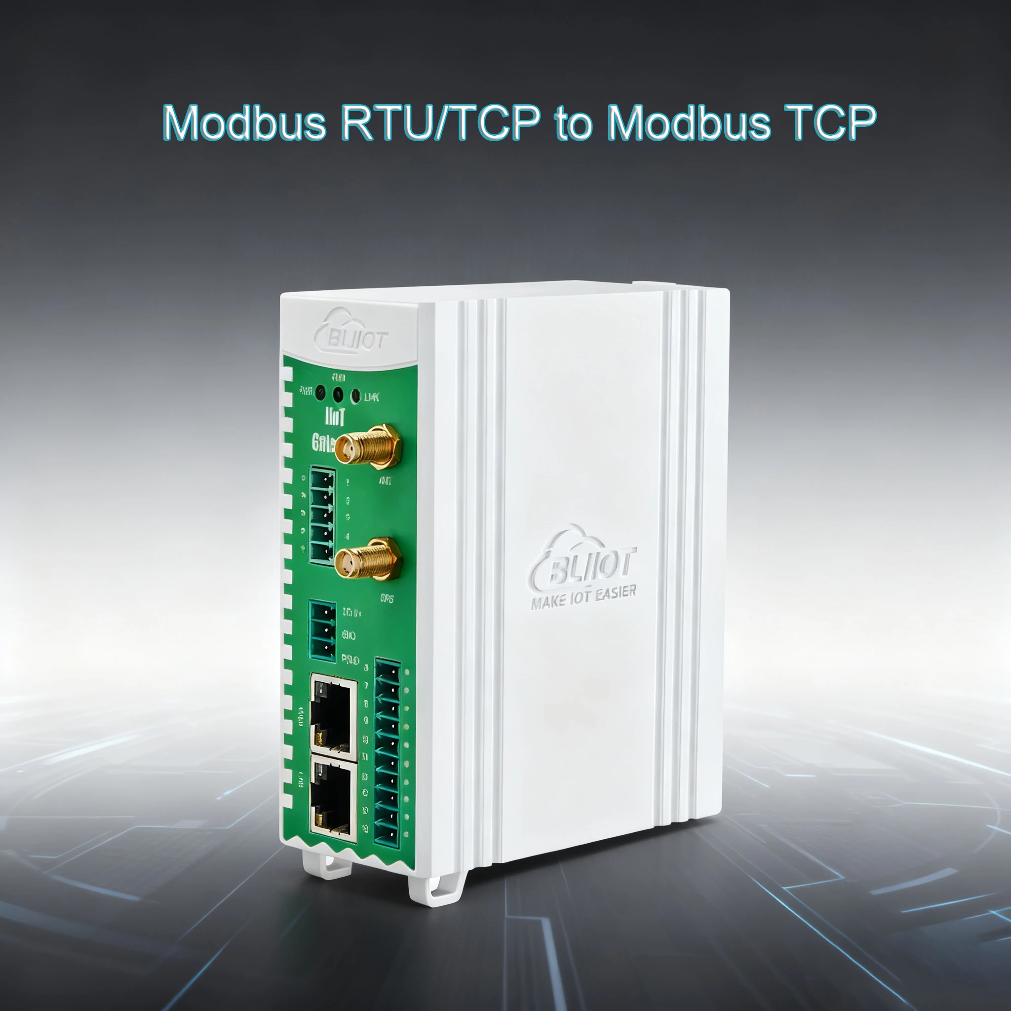 BLIIOT Modbus RTU/TCP to Modbus TCP Gateways Industrial Remote Communication Gateway BL120