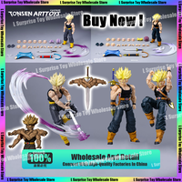 Tonsenarttoys Dragon Ball SHF Trunks Super Saiyan SSJ SSJ2 05A 05B Tonsen Arttoys Custom Accessories Anime Action Figures Toys