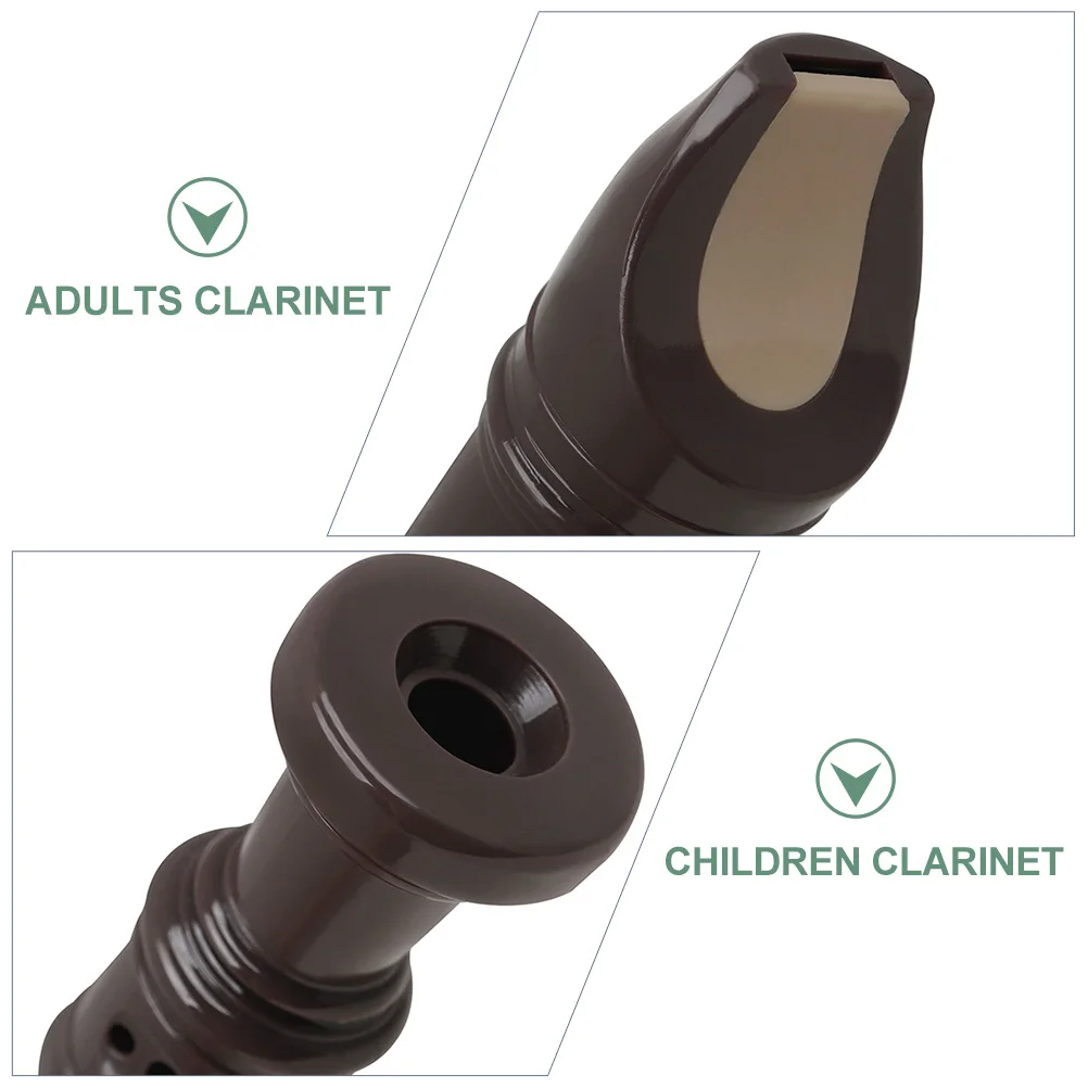 

Recorder Kids Flute Children Clarinet Practical Musical Instrument Adults ABS Resin Lightweight Portable Easy Clean Classroom