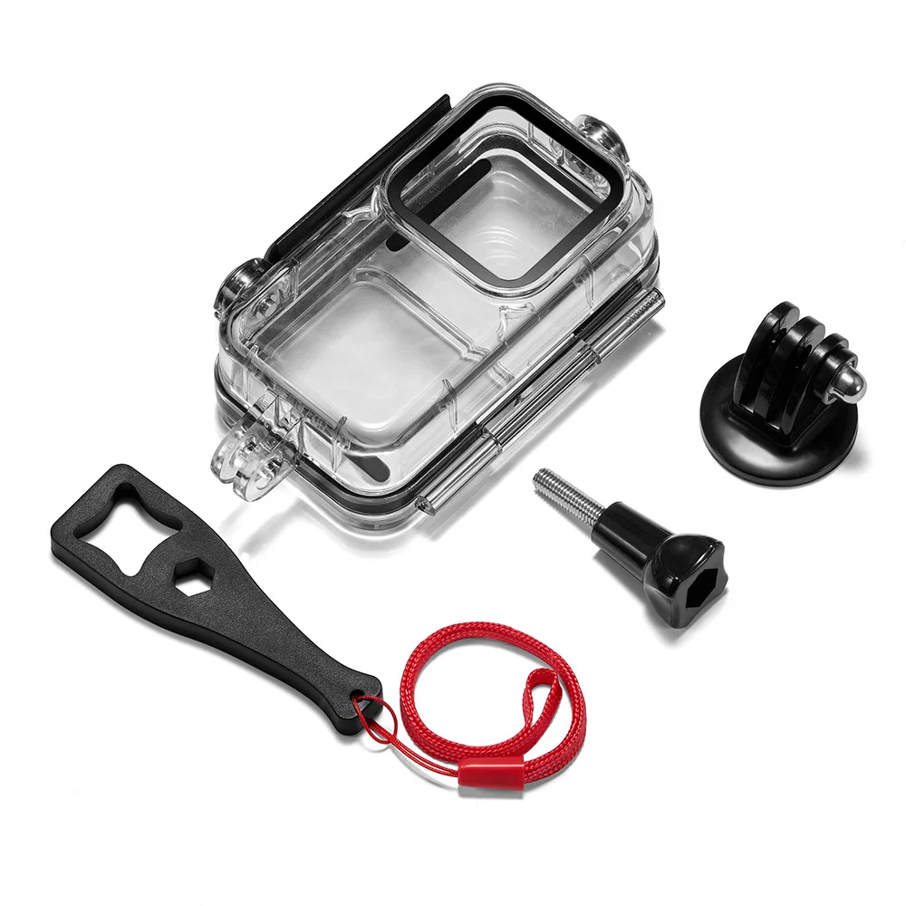 Waterproof Housing Case for DJI Action 2 Diving Protective Shell Underwater Dive Cover for DJI Action 2 Accessories