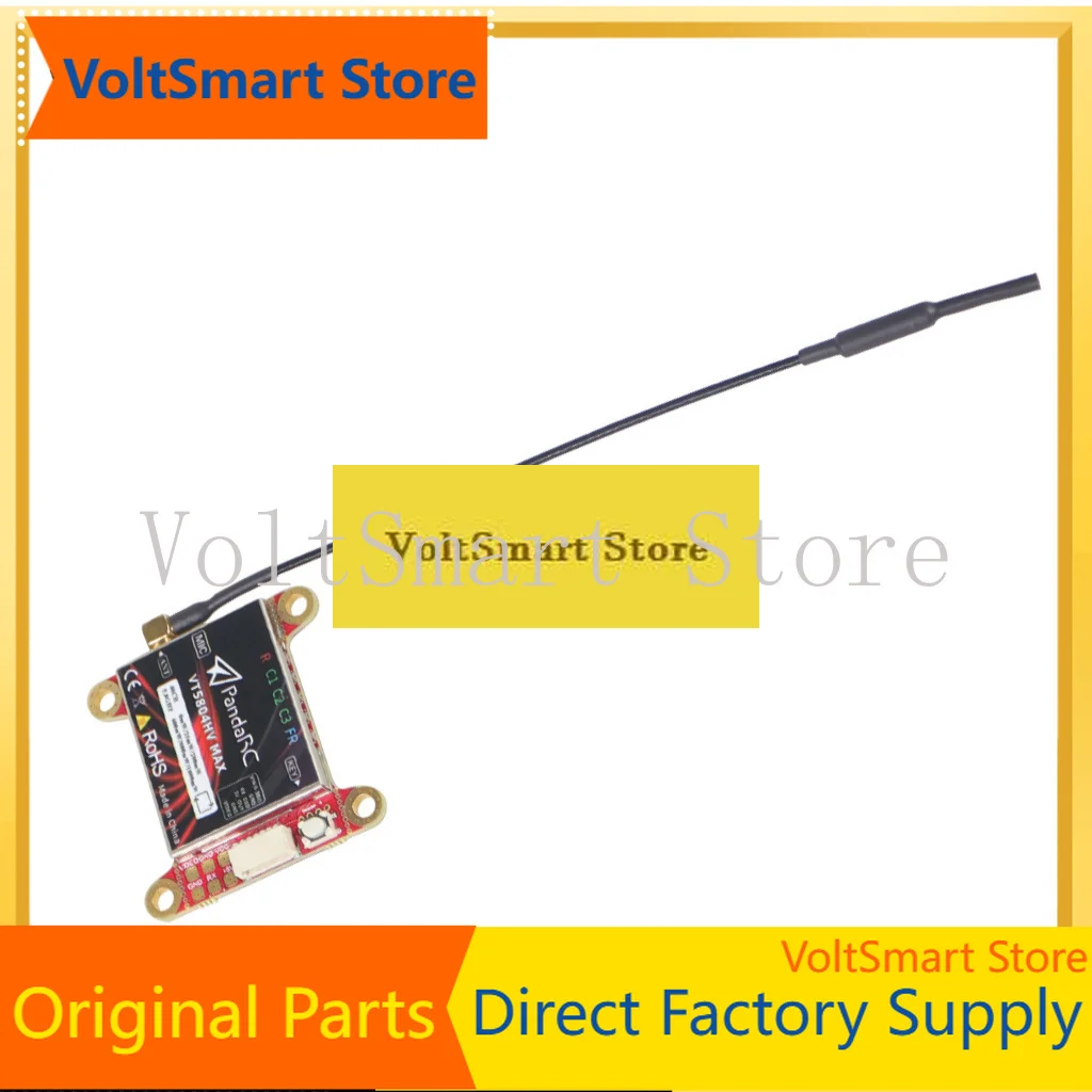 VoltSPandaRC-VT5804 MAX V2 Image Transmitter 0-600mW Switchable 40CH VTX RC FPV Transmitter Support OSD Adjust For RC Quadcopter