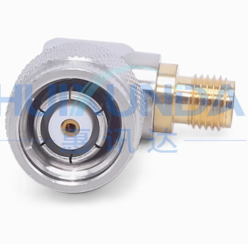 

1Pc Adapter RP TNC Male plug to RP SMA Female jack 90 degree right angle RF Coaxial Connector