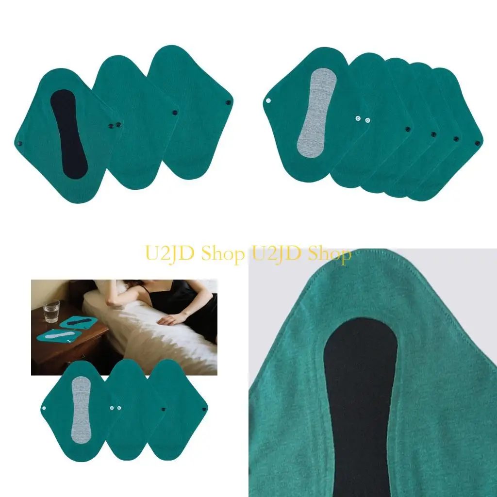 U2JD Reusable Sanitary Napkin With Hot Press Seamless Design For Sensitives Skin And Travel Use