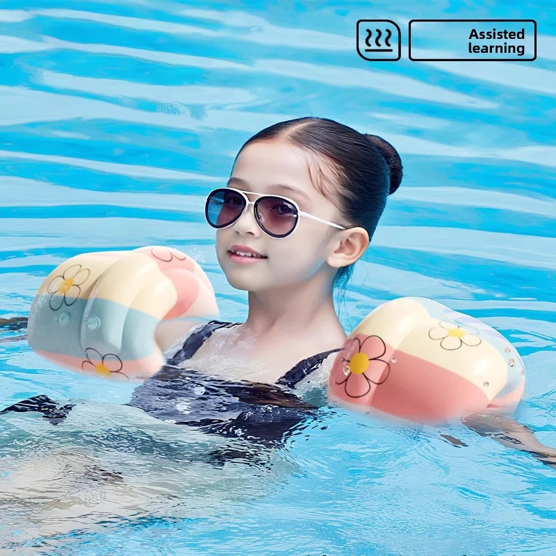 Kids and Adults Swim Arm Bands Learn Swimming Equipment Float Sleeves Baby Arm Float Rings Infant Buoyancy Swim Training Tools