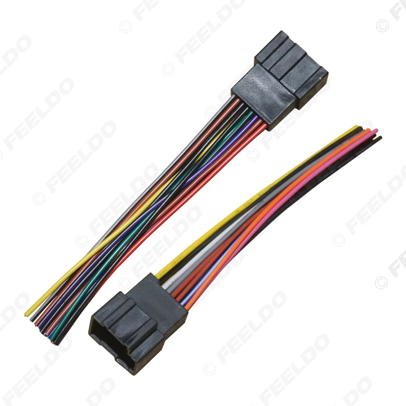 FEELDO Auto Audio Stereo 30Pin ISO Installation Kabelbaum Adapter Für Chevrolet Captiva Enclave Silverado Tahoe Radio Kabel