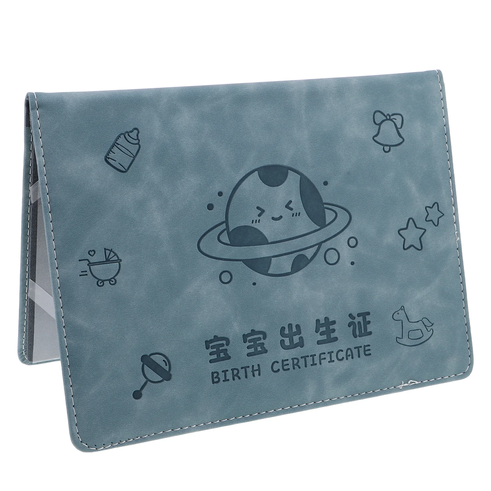

Birth Certificate Protector Waterproof Pu Sleeve For Baby Keepsakes Storage Travel Document Organizer Folder