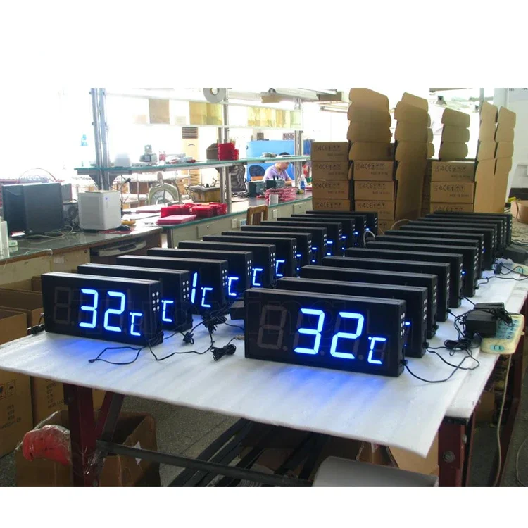 5-Zoll-LED-Digital-GROßes Temperaturinstrument