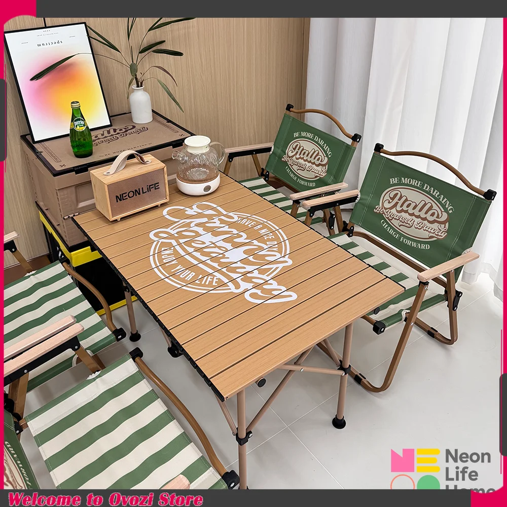 

Outdoor Foldable Camping Table Minimalist Fishing Quality Lounge Camping Table Portable Modern Salon De Jardin Furniture