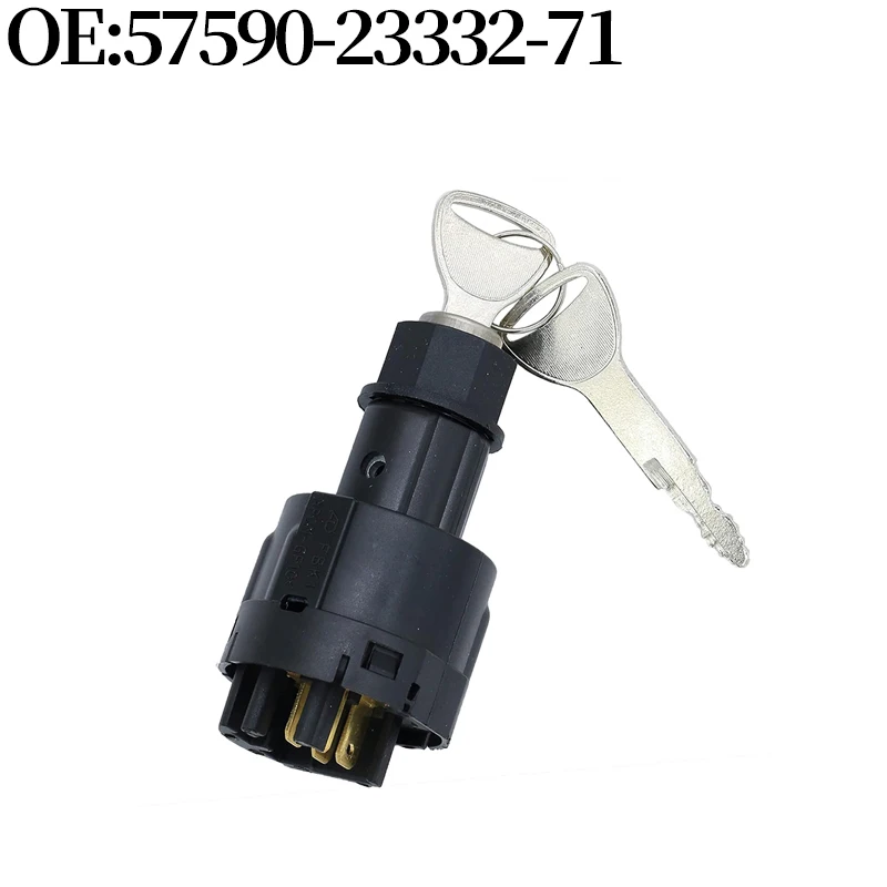 Start Ignition Switch (With Key) 57590-23332-71 575902333271 for Toyota 7FD10-45 8FG10-30 5 6 7 8 Forklift Accessories New Parts