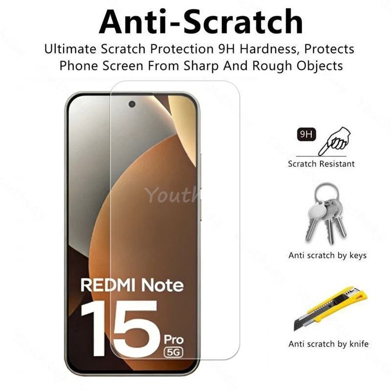 Für Xiaomi Redmi Note 15 Pro Glas Anti-Scratch Redmi Note 15 Pro Gehärtetes Glas Schutz Gehärtete Film Redmi Note 15 Pro 5G – Detail 4