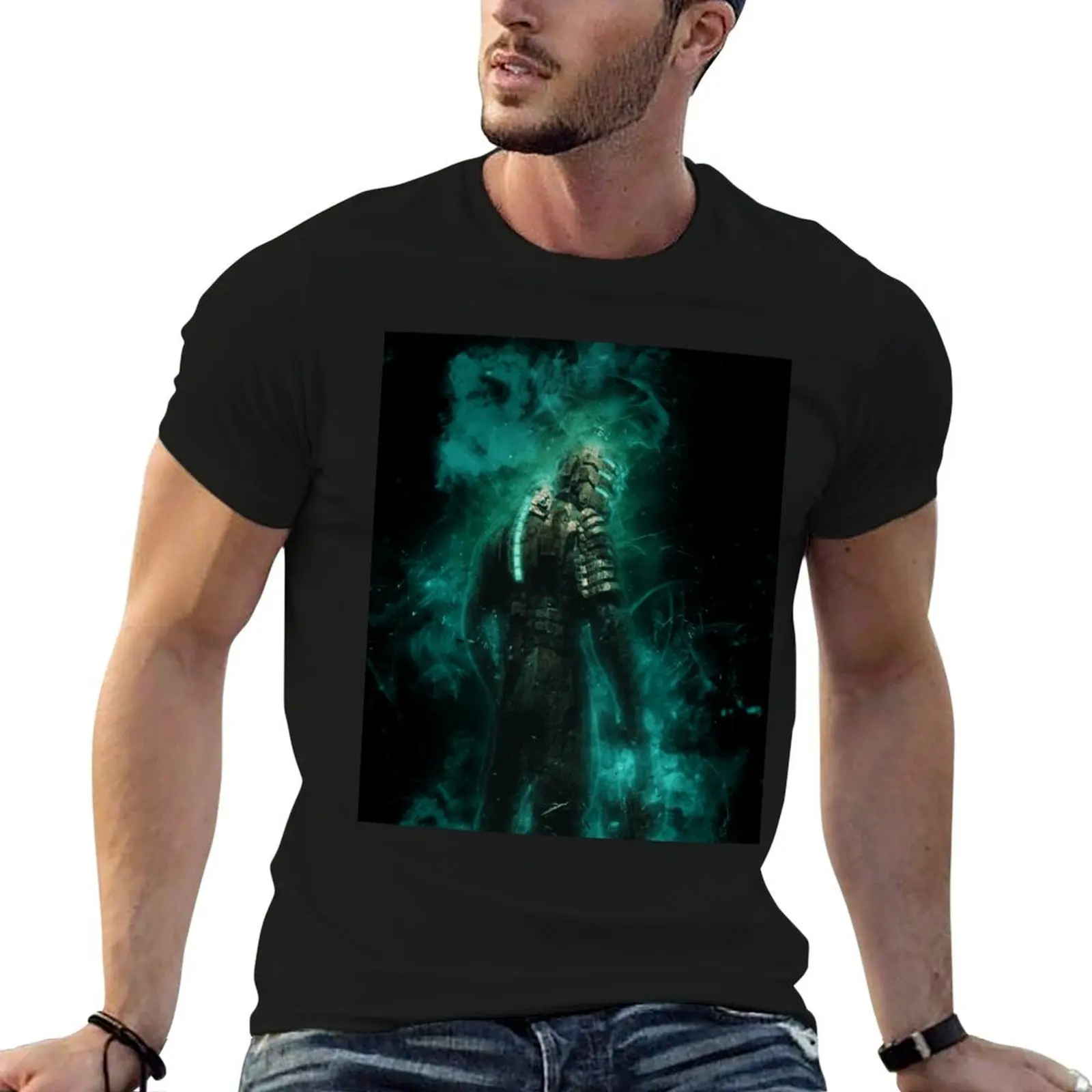 

Isaac Clarke - Survivor T-Shirt funny t shirts dark humor t shirts for man graphic vintage t shirt man cotton T-shirt