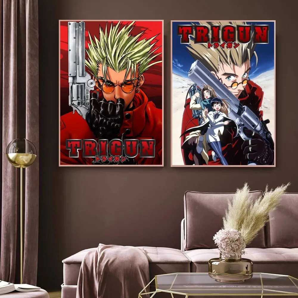 Anime Trigun Poster Prints Wall Painting Bedroom Living Room Decoration Office Home