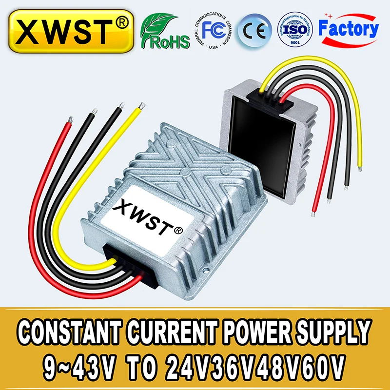 

Constant Current 9V-43V 12V24V36V to 24V36V48V60V DC DC Converter Step Down Voltage Regulator LED Light Power Supply Waterproof