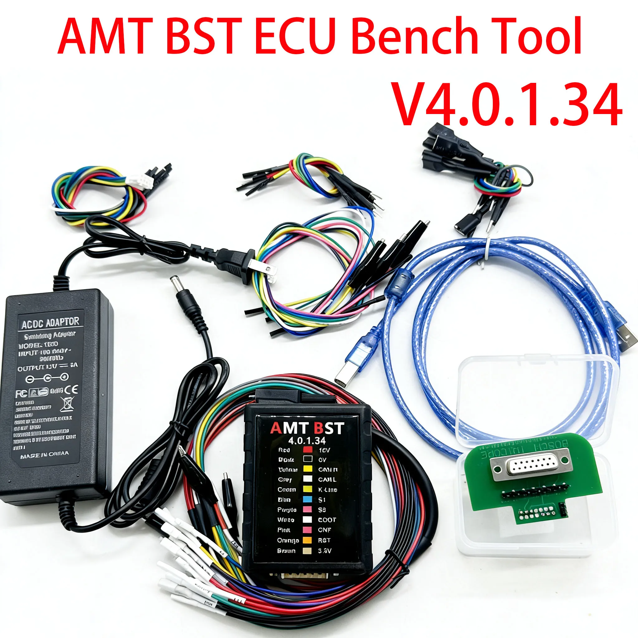 Latest Version AMT BST V4.0.1.34 Universal Bench Service Tool Reading and Writing for BMW for Benz ECU Programmer Reader