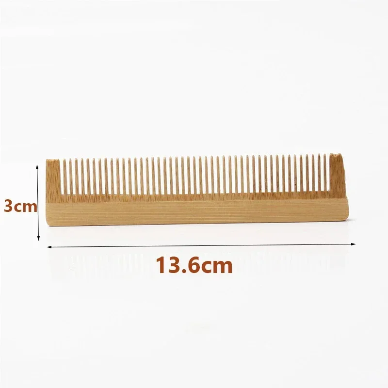 Bamboo Massage Comb Anti-Static Detangling Hair Brush for Women Kids Natural Hair Styling Tool Mother-Child Hairdressing Comb