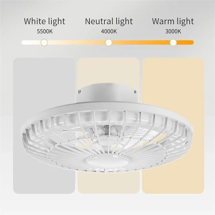 Moderne Decke Innen ventilator dekorative intelligente Fernbedienung LED Decken ventilatoren mit Licht