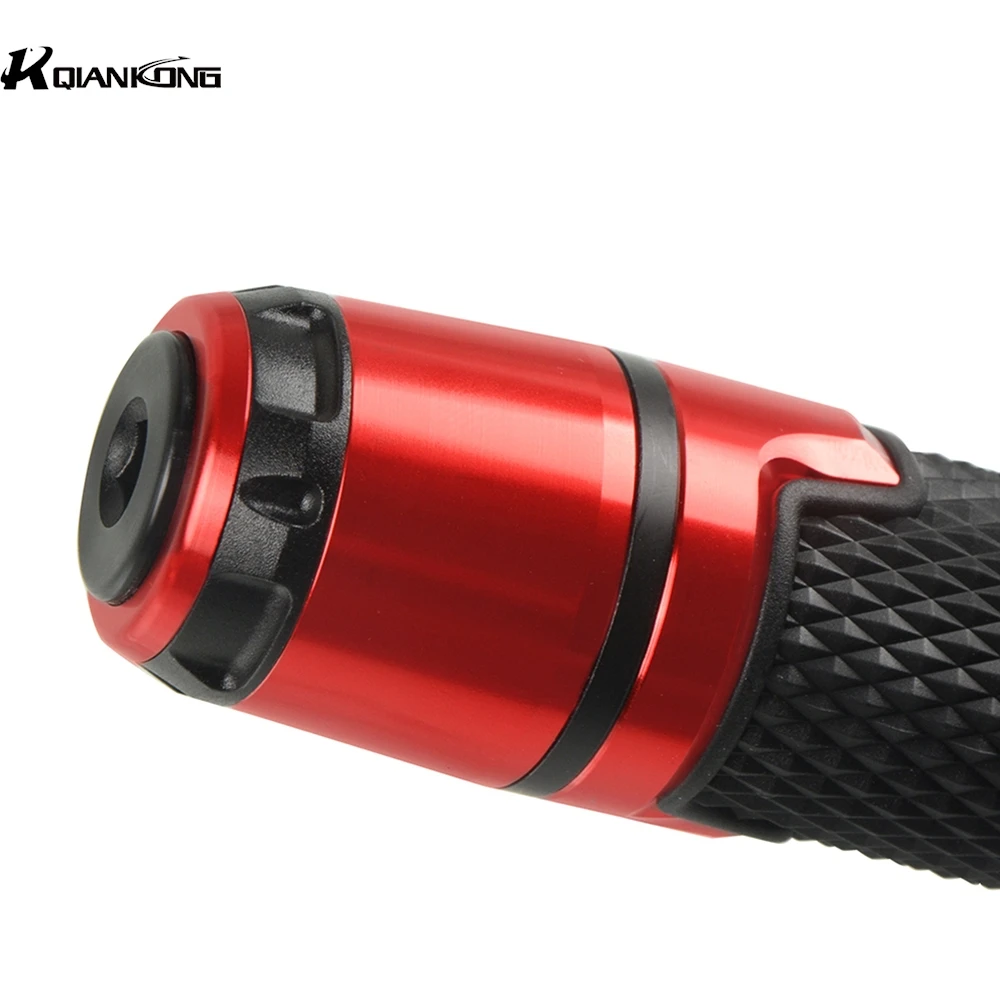 7/8''22MM CNC Handlebar Grips FOR HONDA CB400 F 2013–2014-2015-2016 Anti‑Slip Motorcycle Handlebar Grips With Bar End Plugs 6