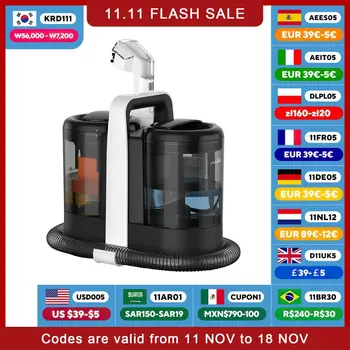 OMESER W07 El Halı Temizleyici 600W El 15Kpa Kablolu Nokta Temizleme Makinesi Islak Kumaş Halı Kanepe Temizleme Pet PortableCar