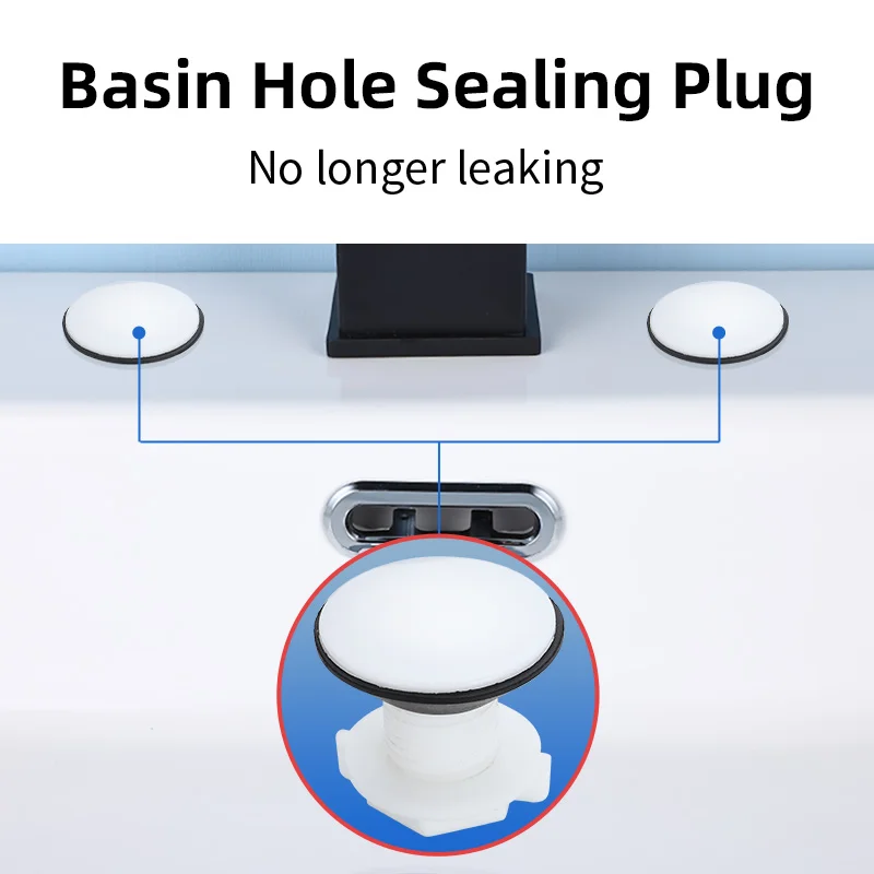 Round Overflow Cover Caps for Bathroom Sinks Brass Stainless Steel Golden Finish Options Leak Proof Sink Drain Hole Covers