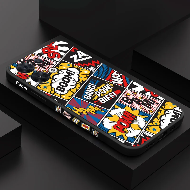 

Tide Chart Phone Case For OPPO Reno 8 8T 8Z 7 7Z 6 5 F19 F9 Pro 4G 5G Liquid Silicone Cover