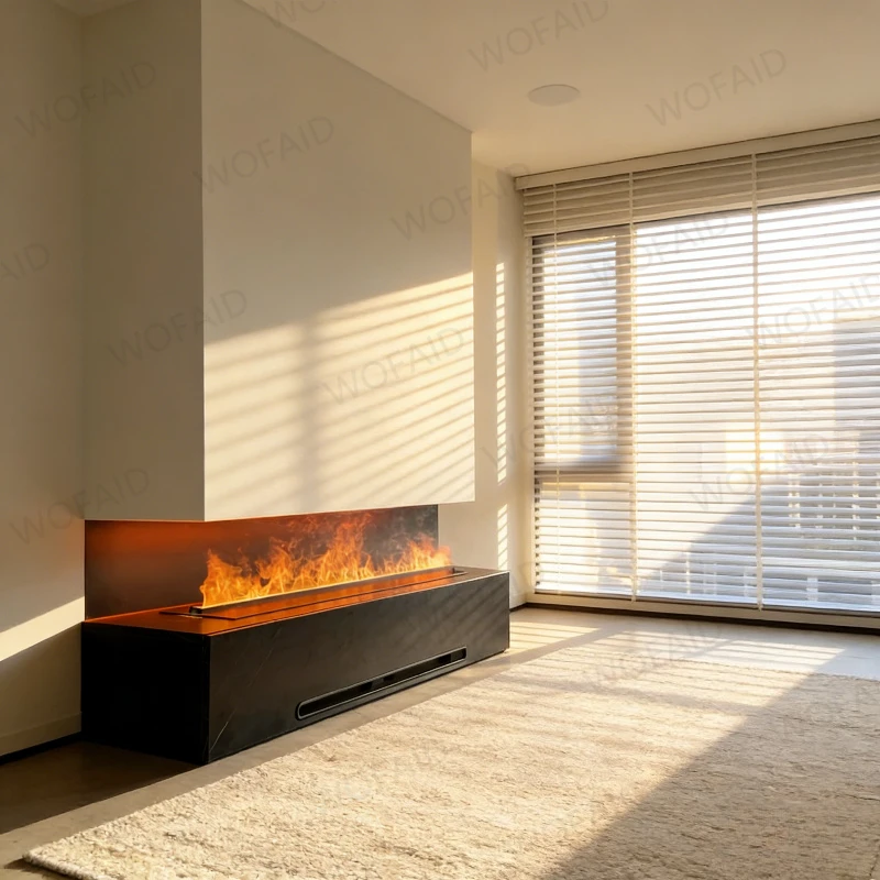 

Electric Decorative Fireplace with Holographic 3D Flame,gold Mist Light,grade Fireplace,effect Fireplace Mist Technology Chimney