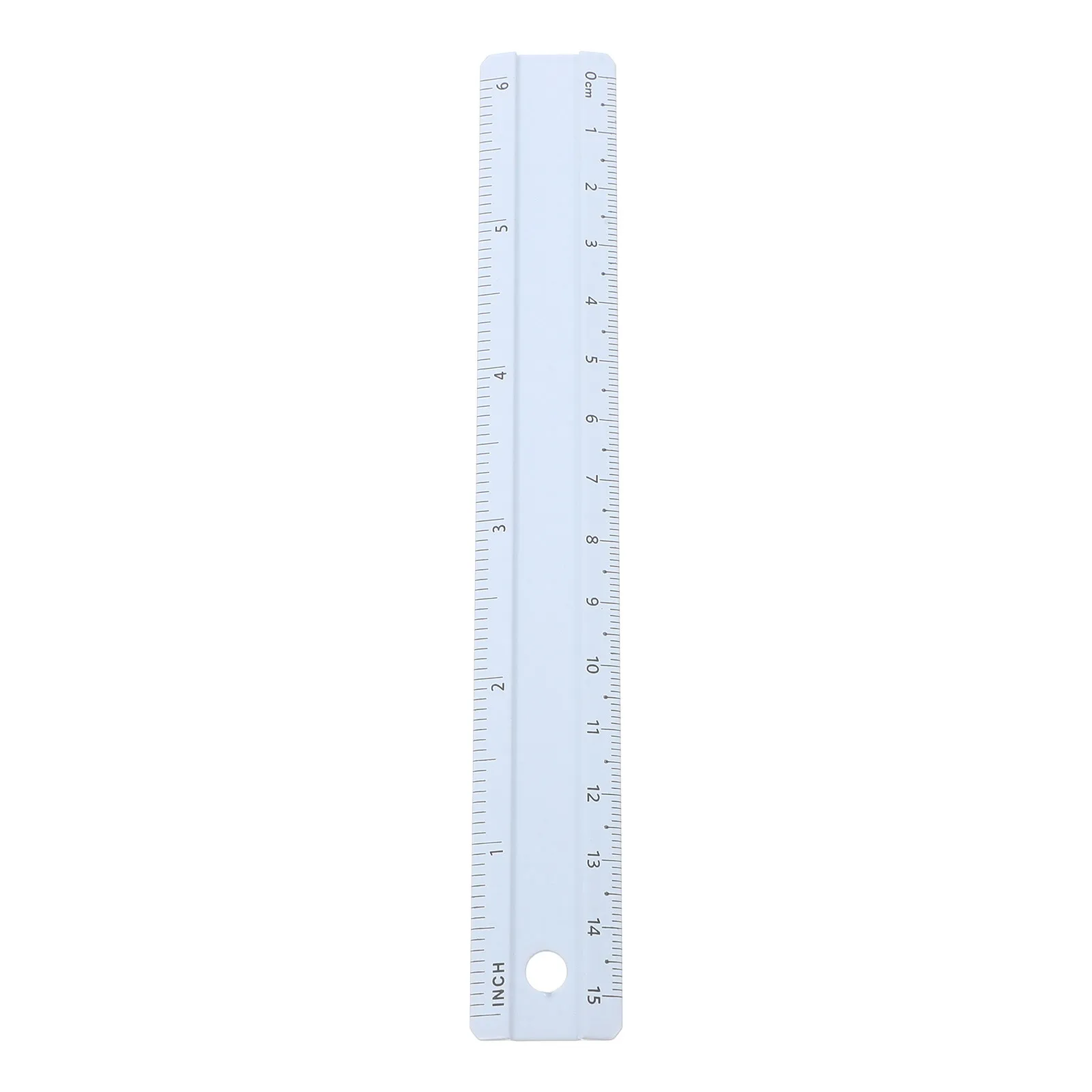 Aluminum Alloy Straight Ruler Bright Color Moderate Size Clear Scale Multiuse Measuring Tool Drafting Geometry Office Supply