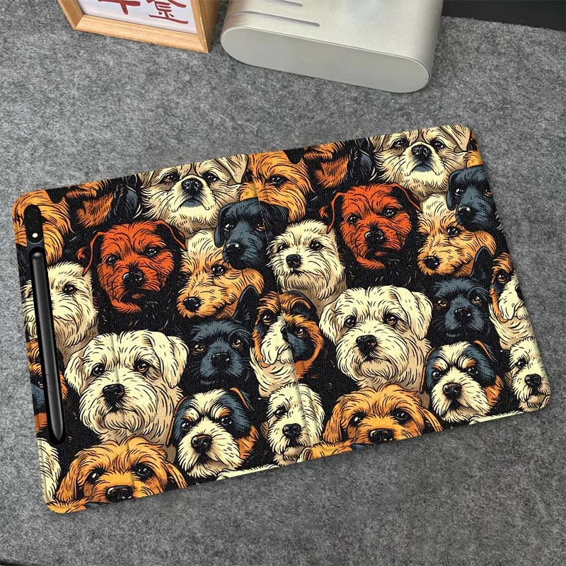 

Чехол для планшета с художественным изображением собаки для Samsung Galaxy Tab S6 S8 S9 S10 Lite FE 10.4 11 дюймов 2022 2024