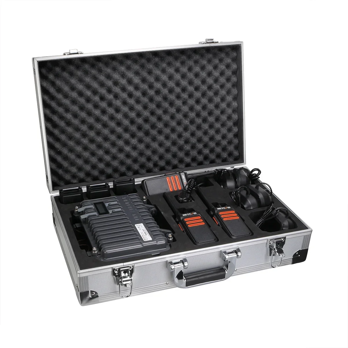 Portable communication hot salehot saleLong talking distance communication kit walkie talkie set repeater carrying box for off r