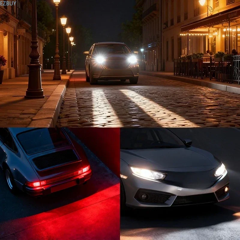 Car LED turn signal brake light 1156144SMD3014 reversing light anti-stroboscopic super bright super bright light