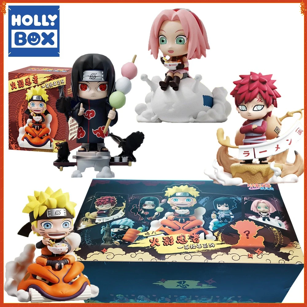 

HOLLY BOX Original Naruto Shippuden Ichiraku Ramen Series Blind Box Cartoon Fashion Trend Desktop Decoration Model Ornament Gift