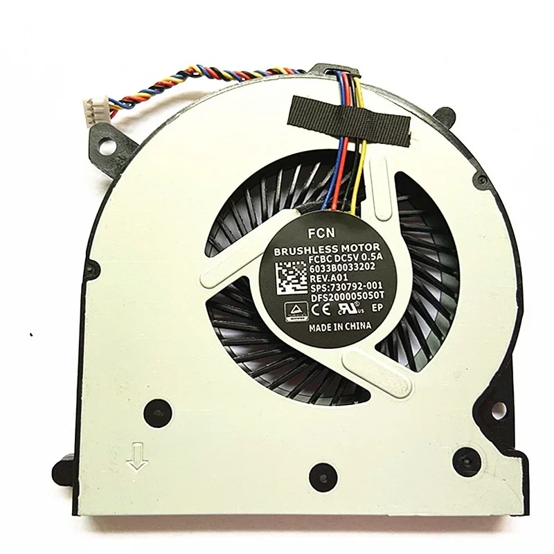 

New CPU Cooling Fan For HP Elitebook 840 850 G1 G2 740 745 750 755 750 755 G2 Fan 6033B0033202 730792-001