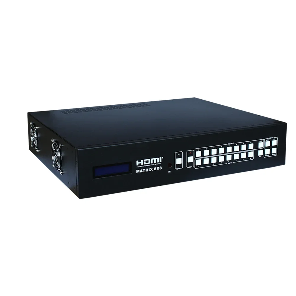 HDMI Video matrix Switcher 8x8 70m 8x HDMI Inputs and 8x HDMI Outputs & 8x HDBaseT Outputs