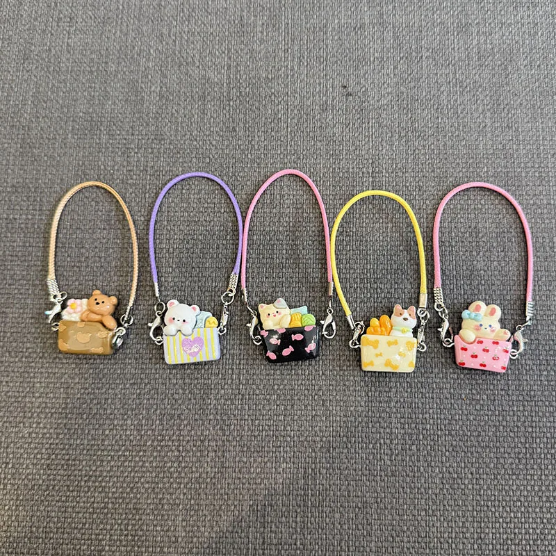 1pc 人形 15-17 センチメートルミニ DIY ペットキャリングバッグドレスアップぬいぐるみアクセサリードールハウスぶら下げネックアクセサリードールハウスペンダント