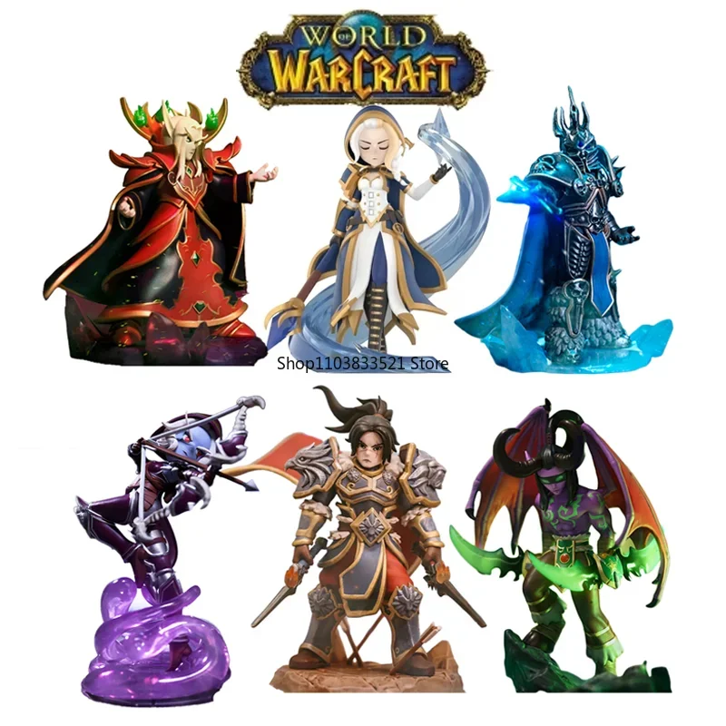 

Original World of Warcraft Series Toys Model Lich King Thrall Action Figure Blind Box Children's Surprise Gift