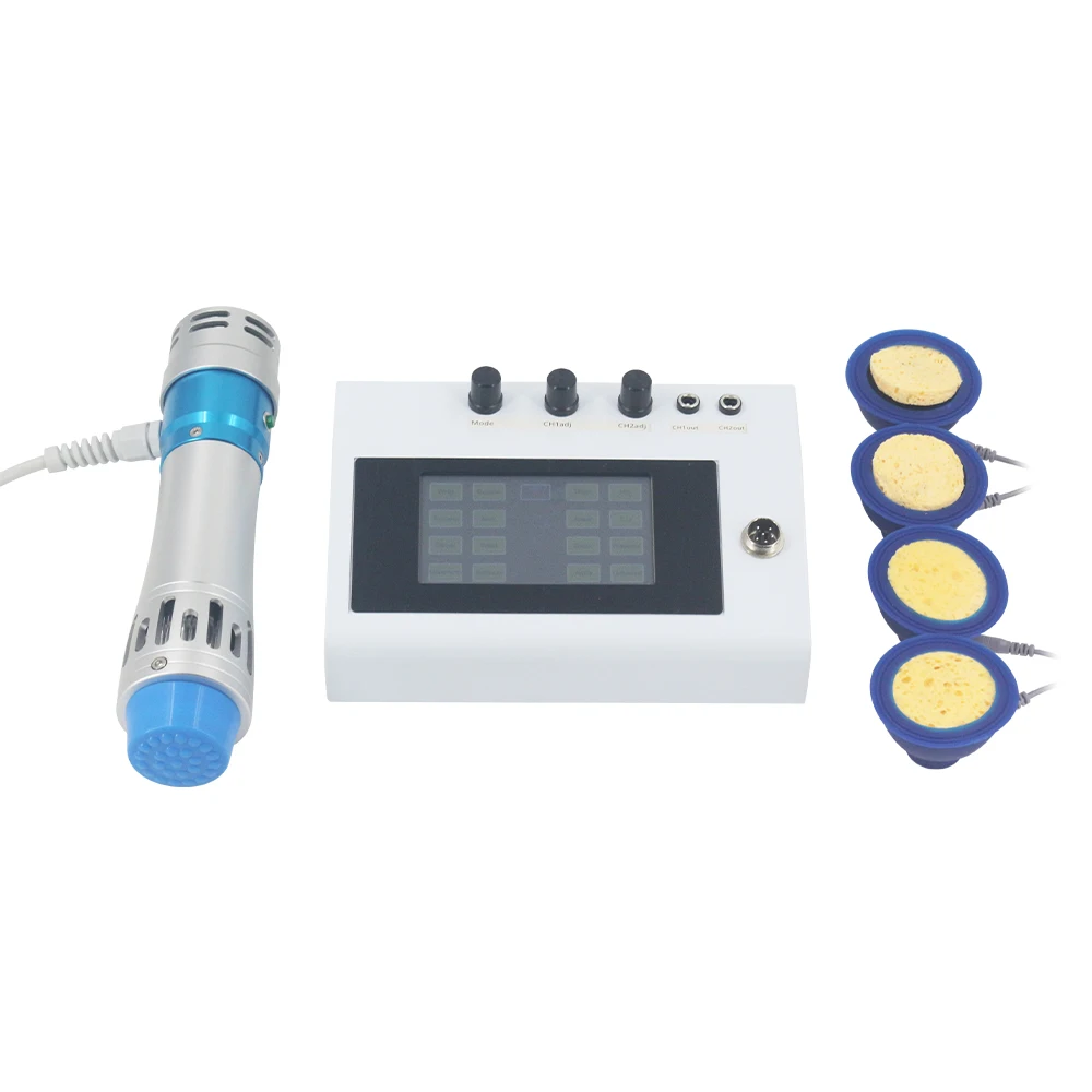 เครื่องนวดคลื่นช็อกแบบมืออาชีพเครื่องนวดผ่อนคลายร่างกายด้วยคลื่นกระแทกแบบ300MJ