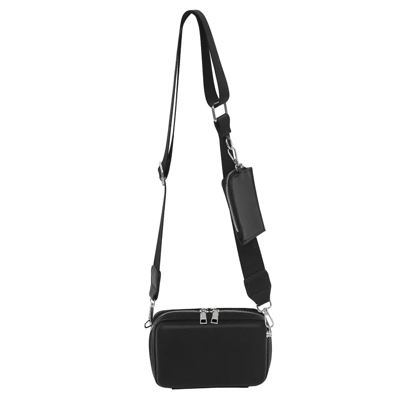 zipper PU Box High Quality Shoulder Bags Solid color Crossbody Bags for Women 2024 FashionBolsas Femininas