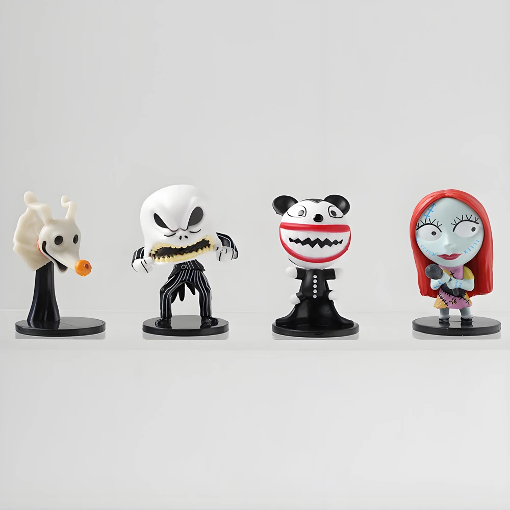 8pcs/set The Nightmare Sally Jack Skellington Christmas Action Figure Vinyl Figurine Halloween Gift Collection Toys image 3